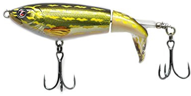 River2Sea Whopper Plopper 90/Topwater-Köder/Oberflächenköder/Angelköder ++Der Profi Köder aus den USA++ Von Larry Dahlberg (22 Pike)