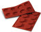 silikomart | SF029 Silikonform für Florentiner Monoportionen, antihaftbeschichtet, 8 Monoportionen, Packung mit 1 Kuchenform, Ø 60 h 12 mm, Made in Italy