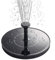 Ulikey Fontaine Solaire, Pompe Solaire Fontaine, Pompe De Bassin Solaire avec Panneau Solaire Monocristallin 1.4 W avec 4 Buses de Pulvérisation pour Jardin Patio Oiseaux Bassin Piscine (Noir)