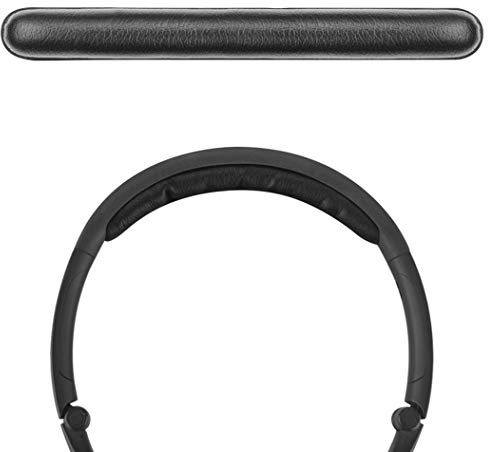 Geekria Protein Leather Headband Pad Compatible with AKG K450, K451, Q460 Headphones, Replacement Band Repair Part (Black)