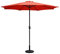 TFS Aluminium Crank Parasols 2m 2.5m 2.7m 3m 3x2m Full & Half/Balcony (3x2m, Terracotta)