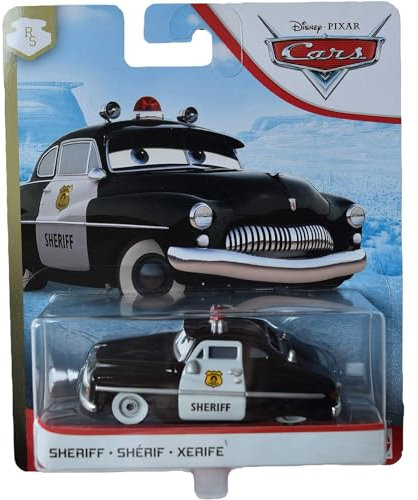 Pixar Disney Cars Sheriff Heizkörperfedern im Maßstab 1:55