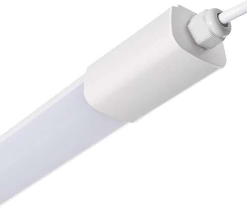 LEDKIA LIGHTING LED Feuchtraumleuchte 120cm 36W IP65 Batten 3200K Warmweiß