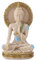 Pssopp Buddha Statue Sandstein Meditation Buddhismus Figur Handgeschnitzte Buddha Figur Feng Shui Vintage Figur für Home Decoration