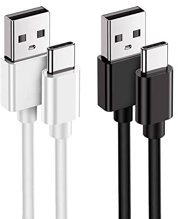 2 Pack USB-A to USB-C Fast Charger Cable for iPad Pro 12.9/11 Inch & iPad Mini/Air 4th Gen, Stylus Pen Charging Cable