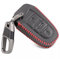 Étui à clés de Voiture en Cuir Housse de Protection à Distance Sac Coque Porte-clés Accessoires pour Peugeot 308 408 508 2008 3008 4008 5008 RCZ 407 307