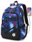 Galaxy Childrens Backpacks for Boys Middle School Bag with USB Charger, Capacity Primary Elementary Bookbags, Boys Travel Rucksack