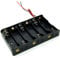 Pxyelec 6 AA 9V Battery Holder Enclosure Case Box with Connector Wires Leads, 6-cell Battery Capacity
