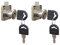 VictorsHome Cam Drawer Lock - 5/8(16mm) Bore 7/8”(21mm) Cylinder Length Chrome for Office Desk Cabinet Door Keyed Alike 2pcs