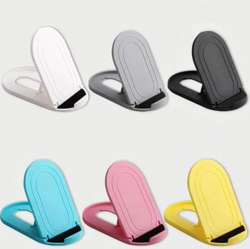 6 PCS Cell Phone Stand, Universal Mobile Phone Stand Desktop Cradle Holder for Tablet Smartphone Dock Compatible Phone 11/11 Pro XR XS Max X 8 7 6 6s Plus 5s