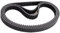 Sankuai Lot De 3 Courroie De Distribution 450-5M-15, 90 Dents, Courroie 5M-450-15, Courroie Crantée 5M-450-15