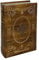 zeitzone Hohles Buch mit Geheimfach Lilie Gold Braun Buchversteck Vintage Antik-Stil 27cm