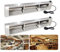 Lampada Riscaldante per Alimenti, Lampade Scaldavivande Cucina Sospeso, Lampade Riscaldanti per Cucina a Buffet Temperatura Regolabile 30-85°C per Ristoranti, Cucine, Hotel (2 Pezzi, 60*15*6,5 cm)