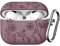 Easuny Gravierte Hülle Kompatibel mit AirPods Pro 2 Hülle 2022, Silikon Schutzhülle Kompatibel für Apple AirPods Pro 2nd/1st Generation Case, mit Karabiner [Front-LED Sichtbar], Rauchiges Violett