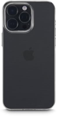 Hama Hülle für iPhone 15 Pro (Handyhülle, Schutzhülle für Rückseite, Case, Kratzfest, extra Schutz für Kamera und Display, Wireless Charging kompatibel, transparent, Slim, Hülle dünn) durchsichtig