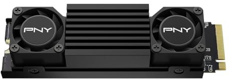 PNY SSD Interne CS3150 2TB M.2 NVMe avec dissipateur Noir - M280CS3150HS-2TB-RB