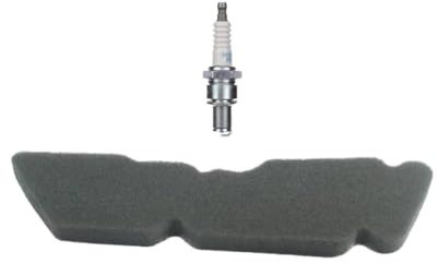 Luftfilter + Zündkerze BR9ES passend für Piaggio NRG, MC3, Power, TPH, Zip 50ccm 2T, Aprilia Mojito, SR, Scarabeo, Derbi Atlantis, Gilera DNA, Ice, Vespa LX, LXV