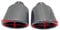 Auspuffblende 1 PCS Oval Schräg 95 * 115mm Carbon Faser Auto Auspuff Dual Tipps Glänzend Schwarz Edelstahl Auspuff Schalldämpfer rohre Auspuff Endrohr (Color : 63-115MM Glossy Oval)