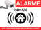 notlok Safety Work - Panel de vigilancia de vídeo [20 x 15 cm) | Placa de alarma de PVC – Resistente a la intemperie | Panel de vigilancia de la cámara, panel de alarma, pegatina de alarma para casa