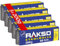 RAKSO Stahlwolle fein 00-1 kg, 5 Banderolen à 200g, glättet Hölzer, Reinigung Kunststoffjalousien, Gartenmöbel, aufpolieren Aluminium