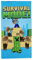 Theonoi Kinder - Handtuch Saunatuch Strandtuch Duschtuch Badetuch - 70 x 140 cm -Geschenk Jungen Mikrofaser (Minecraft Survival)