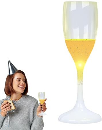 Tasses LED,Verres à Champagne - Coupes à champagne lumineuses de 120 ml | Verres à boire, flûtes à Champagne élégantes, tasses phosphorescentes activées par liquide pour mariage et fête de noël