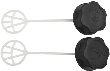 ZEMNLO 2pcs Oil Tank Cap Hedge Trimmer Brush Cutter Lawn Mower Parts 43cc 49cc 52cc 55cc, for GX22 GX25 GX31 GX35 Engine Lawn Mower Petrol Tank Cap