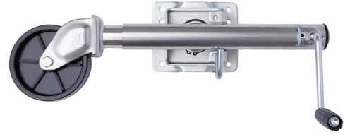 Aangeebone Automatikstützrad Schwerlast 1200LB Automatik Stützrad Anhänger Stützrad Trailer Anhängerstützrad Stützrad Schwerlast PKW Anhänger Profi Stützrad für Abschleppanhänger und Bootsanhänger