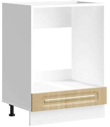 vidaXL Herdumbauschrank Kalmar Sonoma-Eiche Holzwerkstoff, Backofenschrank, Herdschrank, Ofenschrank, Küchenofenschrank, Küchenherdschrank