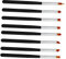 PACKOVE 8pcs Nail Art Brushes Nail Painting Lightweight Drawing Pens for Floral Designs for Professional Salons and Home Use