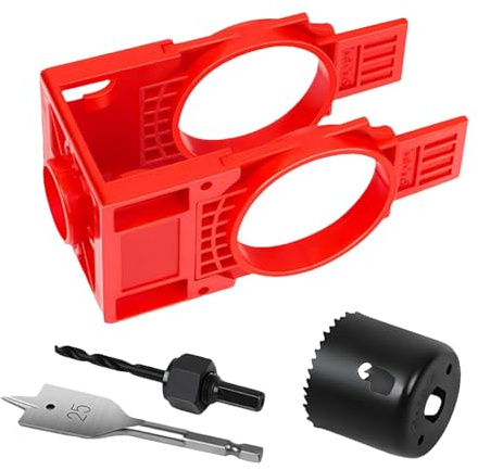 Türinstallationsset | Einbauset Für Zusatzschlösser - Präzisions-Hilfsmittel Für Elektrowerkzeuge Zur Montage Von Türen, Fenstern, Schränken Und Innenausbau Im Hausbereich