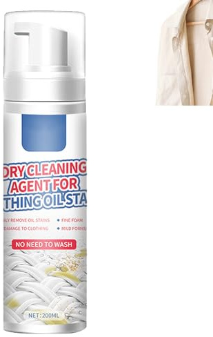 Dry Cleaning Spray,Dry Stain Remover Cleaning Fluid Agent for Laundry,Clothes Spot Dry Cleaner,