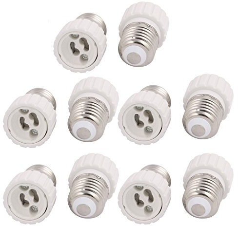 Aexit 10 pcs E27 à GU10 ampoule douille support base adaptateur convertisseur collecteur AL518356J886381H