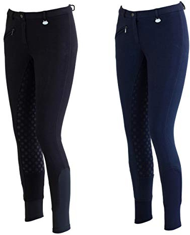 Lazura Winter Damen Reithose Silikon Vollbesatz Comfort schwarz 44