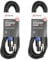 2x Chord Audio Speakon to Jack 3M Speaker Cable Lead DJ Disco Studio