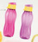 Tupperware. 310 ml Flaschen-Set, 2 Stück, Rosa und Violett