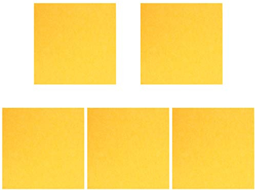 MILISTEN Filz Panel Hause 5 Stücke Schallschutz Panel Akustische Isolation Pads Echo Reduktion | Selbstklebend, aus Filz, Gelb, für Ktv, Einfache Montage, Dekoratives Design, Akustik Wandpaneel