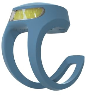 Knog Frog Front Bike Light - Iconic Bicycle Light Reborn with Bright 40 Lumen LED Output, 9 Light Modes, Flexible Mount, USB-C Rechargeable, 20g Lightweight Bike Headlight