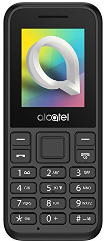 Alcatel 1068D - Mobile Phone, Black (Renewed)