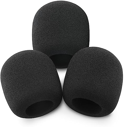 LEFXMOPHY Für Sennheiser E835 Windschutzscheibe, Pop-Filter für E965 E835S E 835 E935 E935 e945 E945 E 945 E845-S E845 E845 E845 Mikrofon-Ersatz-Mikrofonabdeckung