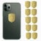 WETBEN EMF Anti-Strahlenschutz-Aufkleber, 24 Karat Gold, Handy-Aufkleber, Schutzblocker für Laptops, Tablets, Blöcke, 5G, WLAN, Bluetooth-Schutz, Neutralisator (Gold, 10 Stück)