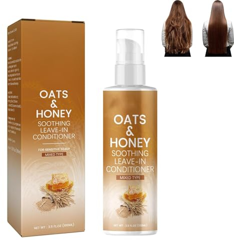 EXQST Haferflocken- und Honig-Leave-In-Conditioner Miracle Hair Leave-In-Conditioner Tiefenspülung für trockenes und strapaziertes Haar