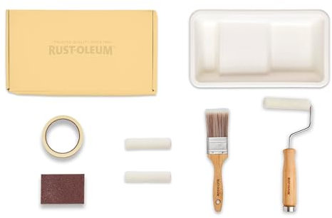 Rust-Oleum Ready to Roll - Eco Paint Kit (Small) - Kitchen Cupboard Satin Warming Yellows