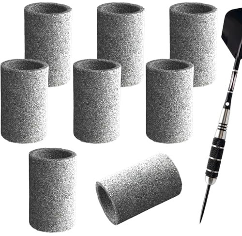 Aswewamt 8 Pcs Dart Accessories, Dart Sharpener Sand Stones Darts Tip Sharpening Tools for Darts