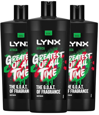 Lynx Shower Gel 12 Hours of Long Lasting Refreshing Fragrance Body Wash with Plant-Based Moisturisers for Men XXXL Size Body Cleanser for Naturally Soft Skin, 700ml (Africa, Buy 3)