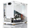 White SFF Small Form Factor Mini-ITX Case, Acrylic Transparent Panel, Vertical Mounting GPU PCI Riser Cable, Supports SSD, SFX Power Supply, Desktop Computer Chassis