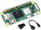 Pi Zero 2 W Basic Kit with Pre-Soldered Color-Coded Header Raspberry Pi Zero 2 W + Mini HDMI to HDMI Adapter + Micro USB OTG Cable, Five Times Faster, Quad-core ARM Processor