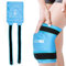 Ghiaccio Gel Riutilizzabile, 32 x 25 cm Grande Borsa Ghiaccio Ginocchio borsa ghiaccio gel riutilizzabile per il Dolore al Ginocchio, Sport Lesioni Muscolari/Artrite/Arrossamenti/Gonfiore