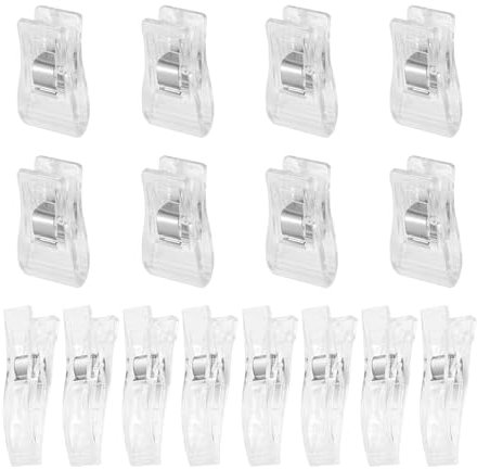 16 Pièces Pinces Aveugles, Pinces À Rideaux, Pinces En Plastique, Pinces À Vêtements, Pinces Fixes, Jeu De Pinces