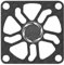 Juroupi Carbon Fiber Cooling Fan Cover for RC Motor Electric Regulating Fan Cover (30mm)